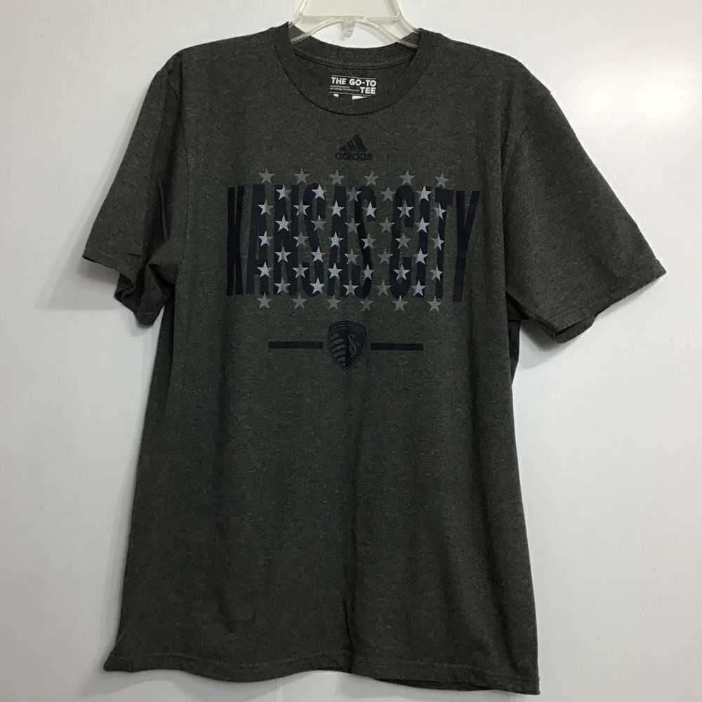 adidas The Go-To Tee Shirt Kansas City Size Large